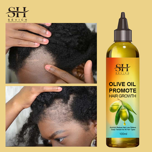 El <span class=keywords><strong>Mejor</strong></span> Tratamiento Anticaída <span class=keywords><strong>del</strong></span> Cabello, Aceite de Oliva Herbal, Suero de Crecimiento Capilar de Acción Rápida <span class=keywords><strong>para</strong></span> Mujeres Negras - Product Image 2