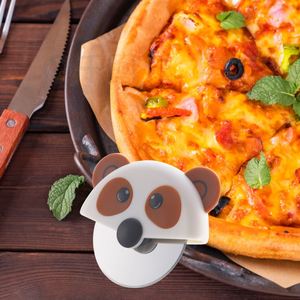 Cortador de Pizza Creativo de Acero Inoxidable con Forma de Oso y Rodillo de Plástico - Product Image 3