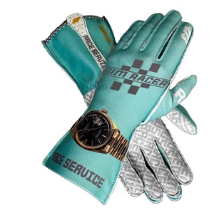 Sarung Tangan Balap Mobil Custom Logo Jahitan Terbalik Palm F1 Auto, Sarung Tangan Mengemudi Go <span class=keywords><strong>Kart</strong></span> Terbaik yang Bernapas untuk Aktivitas Luar Ruangan - Product Image 1