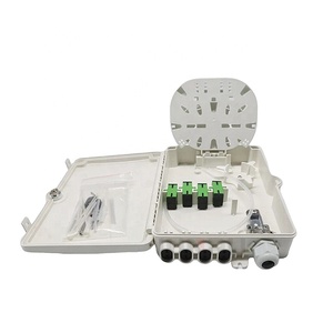 4 lõi sợi phân phối hộp PC + ABS con dấu cơ khí FTTH Hộp thiết bị đầu cuối - Product Image 1
