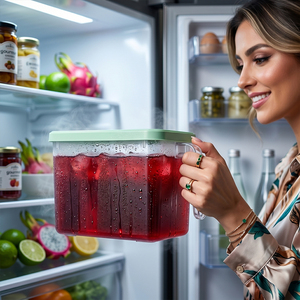 Ele-Gate Food <b>Storage</b> <b>Container</b> 6.1L BPA Free Refrigerator Organizer - Product Image 1