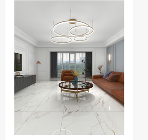 Lujosas Baldosas Cerámicas Blancas con Aspecto de Mármol de 60x120 cm, Diseño Moderno para Paredes de Baños, Salas de Estar de Hoteles, Pisos de Dormitorios - Product Image 4