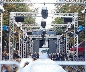 Aluminum Truss Stage System <b>Lighting</b> Trussing for Events Base Plate Metal Floor Truss Displays From Guangzhou - Product Image 1