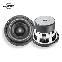 Haut-parleur de subwoofer GRANVOZ de 10 pouces, panier en aluminium, RMS 1300W, 205 OZ, modèle double 2Ohm/4Ohm SUB-1010A-1300W pour l'audio automobile