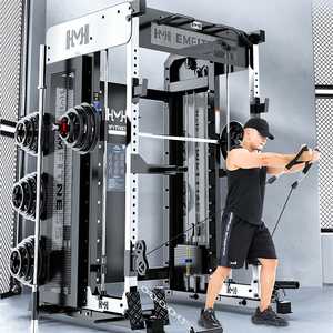 Giá Ngồi Xổm Thương Mại 2022 Thiết Bị Tập Luyện Sức Mạnh Đa Chức Năng Máy Tập Gym <span class=keywords><strong>Smith</strong></span> Cho Gia Đình - Product Image 5