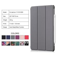 Étui pour tablette pour iPad Pro 11 à trois volets Smart Cover avec veille/réveil automatique Étui en cuir pour Apple iPad Pro 11 2022/2024