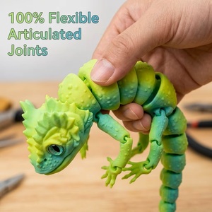 3D PRINT JOY Giocattolo Antistress a Forma di Ragno Scheletrico Articolato Stampato in 3D, Giocattolo Sensoriale Flessibile da Scrivania per Adolescenti, Portatile - Product Image 3