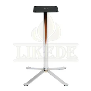Chrome iron meubelen tafelpoten pneumatische tafel benen metalen tafel base