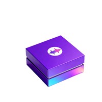 Scatola Regalo Personalizzata con Coperchio e Base, Scatola Quadrata in Cartone per Packaging Aziendale con Stampa a 4 Colori e Stampa a Caldo
