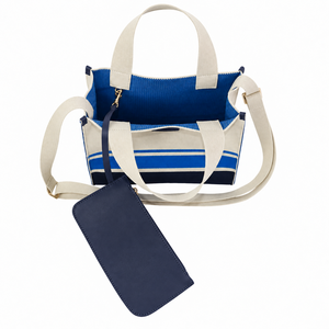 Sac fourre-tout en coton tissé grande capacité pour femme, sac à bandoulière haut de gamme 2025, nouveau modèle simple et polyvalent avec fermeture à bouton pour le quotidien - Product Image 5