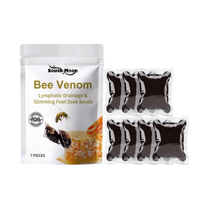 Nouveau Gel de Bain de Pieds Détoxifiant en Perles – Capsules Minceur pour Réflexologie Podale, Spa Relaxant, Soin des Veines des Pieds au Venin d'Abeille - Product Image 1