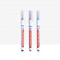 Marqueurs à encre permanente imperméable multi-usages en plastique, 4 couleurs, pointe longue pour trous profonds, logo personnalisé, pour usage sur papier - Vente chaude