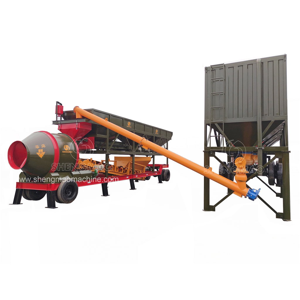 YHZM Mobile Concrete Batching Plant to US CE Certificate Centrale a Beton Beton Santrali