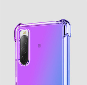 Para <span class=keywords><strong>Sony</strong></span> <span class=keywords><strong>Xperia</strong></span> <span class=keywords><strong>10</strong></span> <span class=keywords><strong>II</strong></span> gradientes Airbag del teléfono del TPU del caso de textura suave de silicona celular teléfono inteligente móvil cubierta - Product Image 3