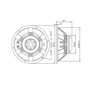 Chuyên Nghiệp 8 Inch Neodymium Woofer L08/82138 Midrange Loa Cho Hệ Thống Âm Thanh Video & Chiếu Sáng - Product Image 3