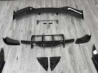 Bodykit de voiture en Fiber de carbone de haute qualité BTC pour Chevrolet Corvette C8 nouvelle condition diffuseur de lèvre avant jupes latérales capot de becquet