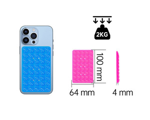 Supporto Adesivo per <span class=keywords><strong>Cellulare</strong></span> con Ventose in Silicone a Doppia Faccia, Impermeabile, 40 Pezzi, Vendita Calda - Product Image 5