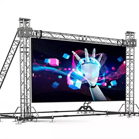 P2.9 P3.9 P4.8 Display layar LED sewa dalam ruangan dengan sewa 500X500 aluminium Die-Casting Led Panel layar dinding LED