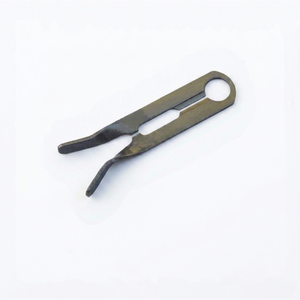 Pince à épiler en acier, forme baguette conique, outil de préhension pour la pose de bijoux DIY - Product Image 1