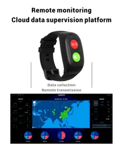 2G/4G Vl17 Vh67 Oudere Draagbare Waarschuwing Slimme Horloge Pols Paniek Noodoproep Knop Sos Polsbandje Valdetectie Alarm Armband