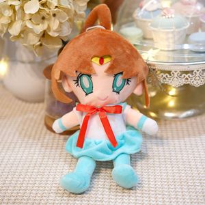 Mèo mặt trăng búp bê sang trọng Móc khóa quà tặng sinh nhật cô gái phiên bản hoạt hình Q của búp bê xinh đẹp - Product Image 3