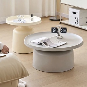 NKAHS Creamy Style Martini Coffee <b>Table</b> <b>Set</b> Nordic Minimalist Metal <b>Side</b> <b>Table</b> Modern Living Room End <b>Table</b> Home Furniture - Product Image 5