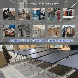 Modern Round <strong>Folding</strong> <strong>Table</strong> HDPE Plastic Outdoor Balcony <strong>Folding</strong> <strong>Table</strong> <strong>with</strong> <strong>Adjustable</strong> <strong>Height</strong> for Tea Cafe Event Party Supply - Product Image 6