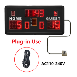 YIZHI 0,9 m aleación <span class=keywords><strong>de</strong></span> aluminio <span class=keywords><strong>de</strong></span> alta potencia multifunción LED marcador <span class=keywords><strong>de</strong></span> baloncesto Digital electrónico con Control remoto y trípode - Product Image 5