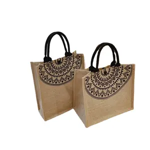 Jute Cheap Jute Bag Cheap Natural Recycle Foldable Carry Jute Shopping Bags