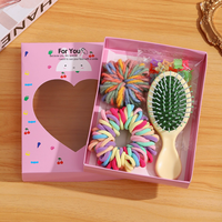 Aksesori Rambut Lucu Warna Pink untuk Anak Perempuan, Sisir Rambut Kupu-kupu Korea, Hiasan Putri, Bando, Tali Rambut untuk Anak Perempuan