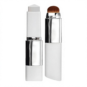 Foundation <b>Stick</b> with Brush Hot Sale V-Shape Foundation <b>Stick</b> Long Lasting Face Full Coverage Concealer <b>Stick</b> Color Changing - Product Image 1