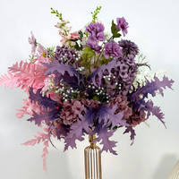 Nouvelle Arrivée, Vente Chaude : Boule de Fleurs Blanches en Soie de Haute Qualité pour Centre de Table de Mariage et Aménagement de Lieux