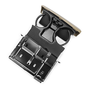 Portavasos para consola central Ford F250 F350 F450 05-07, material ABS, beige, gris, marrón, ébano - Product Image 1