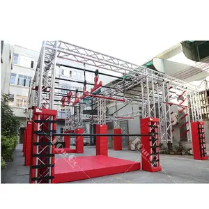 Pista de obstáculos para Guerrero parkour, equipo de entrenamiento al aire libre, gimnasio ninja, para obstáculos fáciles