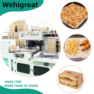 WeHigreat Fogli di Carta da Forno Personalizzabili Rettangolari Antiaderenti, Rivestiti in Silicone su Entrambi i Lati, <span class=keywords><strong>50</strong></span> Fogli 40x60 - Product Image 5