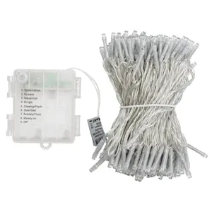 Catena di luci piatte con batteria 4AA, RGBY, 0,3 m + 25 m, ideale per la decorazione di spazi ed eventi festivi. - Product Image 2