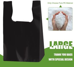 ถุงช้อปปิ้งพลาสติกแบบใช้ซ้ำได้และแบบใช้แล้วทิ้งสำหรับร้านอาหาร ร้านสะดวกซื้อ ซูเปอร์มาร์เก็ต ยี่ห้อหัวหม่าเหิงชุน - Product Image 6