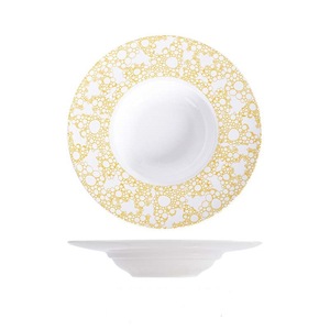 Hot Selling <b>Chinese</b> Straw <b>Hat</b> Bowl Hotel Serving Plate Creative Ceramic Western Cuisine - Product Image 5