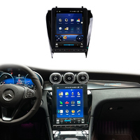 Lecteur DVD de voiture 12,1 pouces Android Auto CarPlay sans fil Lecteur multimédia de voiture Écran tactile Radio de voiture pour Mercedes C GLC 15-22