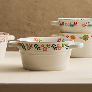 Bol à soupe amphore peint à la main ménage grande capacité <span class=keywords><strong>farine</strong></span> d'<span class=keywords><strong>escargot</strong></span> bol de nouilles instantanées vaisselle en céramique de grande valeur bol à ramen - Product Image 2