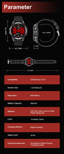 Montre connectée GPS de haute qualité avec appels Bluetooth, étanche 3ATM, suivi de la santé et du sommeil, contrôle de la <span class=keywords><strong>musique</strong></span>, écran tactile, montre de sport - Product Image 6