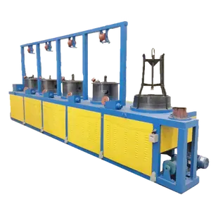 Wire rod drawing machine with can type steel bar drawing equipment