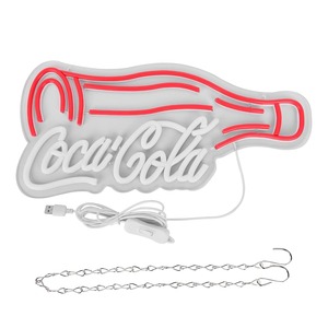 Enseigne néon Cola LED à intensité variable pour la décoration murale de la maison, du centre commercial, du bar, du restaurant, de la fête et du club - Product Image 3