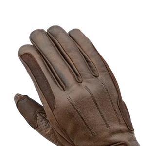 Guantes de Motocicleta de Cuero con Diseño de Cinco Dedos, Correa de Muñeca Ajustable, Impermeables y Antideslizantes para Deportes al Aire Libre y Ciclismo - Product Image 6