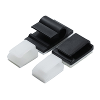 Clips de fixation pour câbles en nylon 66 autocollants de la série NC912 de l'usine Lianyang, organisateur de câbles pour caméra de tableau de bord de voiture