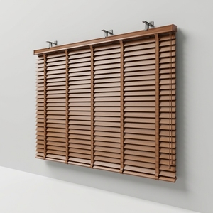 <span class=keywords><strong>Stores</strong></span> vénitiens en bois YMTC couleur personnalisée avec une taille de 2''50 mm pour fenêtre - Product Image 1