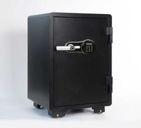 Caja Fuerte Digital Automática Moderna de Acero Sólido e Ignífuga para Oficina y Hogar, Caja Fuerte con Huella Dactilar para Almacenamiento de Documentos