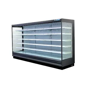 Réfrigérateur de supermarché Réfrigérateur à porte en verre Réfrigérateur pour viande Réfrigérateur à îlot Congélateur