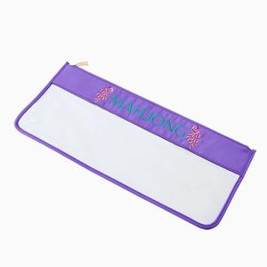 Juego de Mahjong Americano de Lujo Moderno, con Estuche Plano Portátil de PVC con Cierre, Fichas Lila MAHJ Club, Grandes, Transparentes e Impermeables - Product Image 4