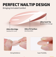 Ongles artificiels courts en amande faits à la main de luxe en gros, dégradé brun, gel doux, chrome, ongles à presser pour l'automne, en gros